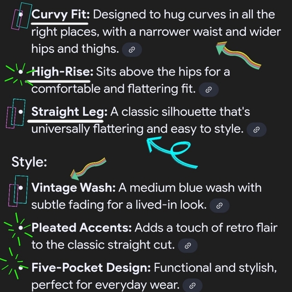 Universal Thread vintage curvy straight jeans 👖 - Picture 14 of 15